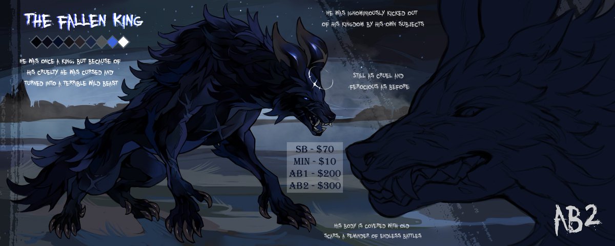 bedartistBeaver's tweet photo. OPEN auction - The Fallen King
!You can place a bet in the comments! https://t.co/DPKLrvNle1
