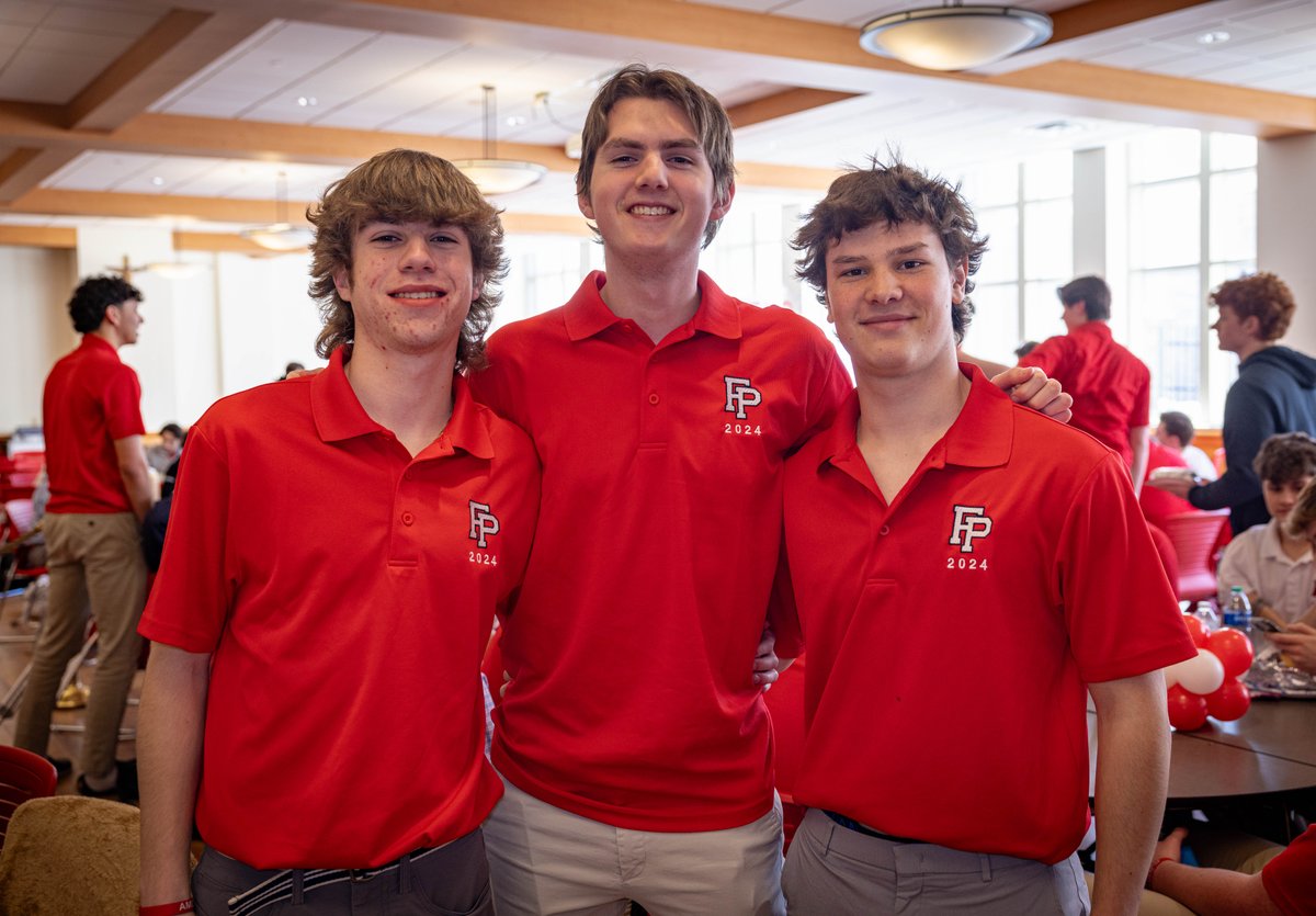fairfieldprep's tweet image. Seniors marked "100 Days To Graduation" with a celebratory lunch at the SLC followed by a recreation party in Brissette Gym. A big shout out goes to the Class of '24 parents for organizing this enjoyable event for their sons!
#BeIgnited #ForOthers #PREPforLife #PrepBrotherhood