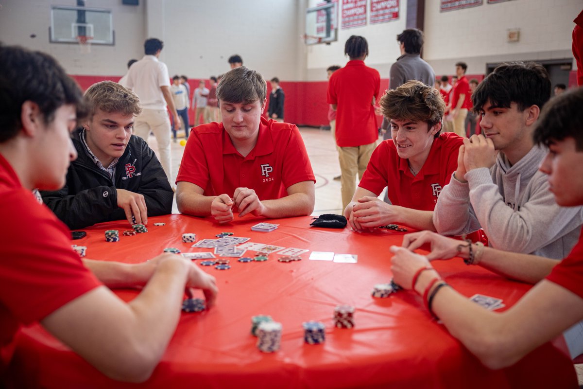 fairfieldprep's tweet image. Seniors marked "100 Days To Graduation" with a celebratory lunch at the SLC followed by a recreation party in Brissette Gym. A big shout out goes to the Class of '24 parents for organizing this enjoyable event for their sons!
#BeIgnited #ForOthers #PREPforLife #PrepBrotherhood
