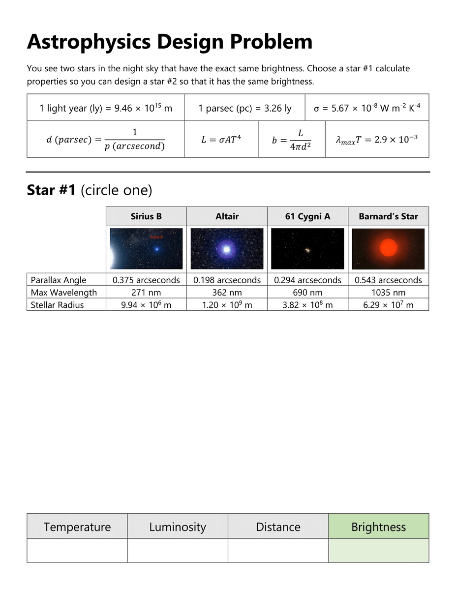 I started writing 'design problems' during COVID to make problems less 'googleable'. They force students to work backward and emphasize deeper thinking and relationships between variables. Now I have finally built a place to share these on the website!! passionatelycurioussci.weebly.com/design-problem…