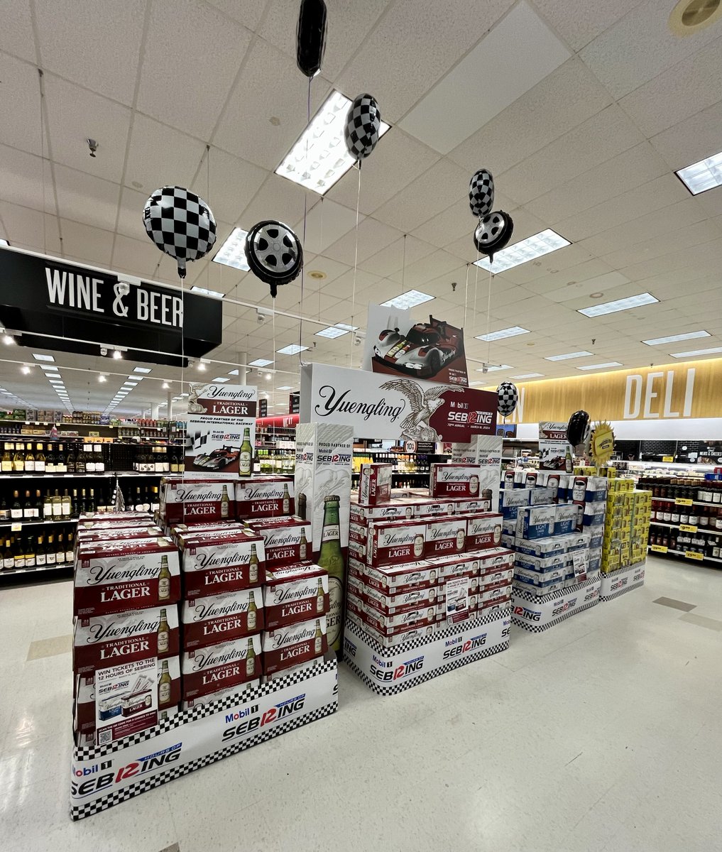 JJTaylorFL's tweet photo. Gear up for an adrenaline-fueled experience! 🏎️🔥 

Look for displays at your local store for a chance to WIN tickets to the iconic Mobil 1 Twelve Hours of Sebring on March 16th proudly sponsored by Yuengling Brewery and Twisted Tea! https://t.co/FYAWyvKYkq