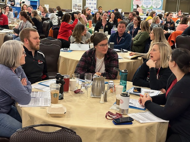 EdEventsOrg's tweet image. 22nd Annual Transition Conference is off to a great start.  @4greenedconsult Keynoter Dr. Toneka Green engaged the attendees, who also had a great opportunity to interact and discuss current challenges and solutions.
@JerryWalters11 @CESA11WI @WisconsinDPI