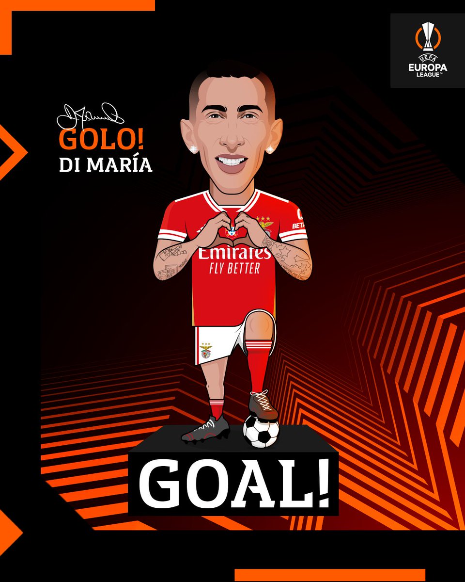 ⚽ 68' GOOOOLOOOO!!!! DI MARÍA!!!! 

#SLBTFC • 1-0 • #UEL