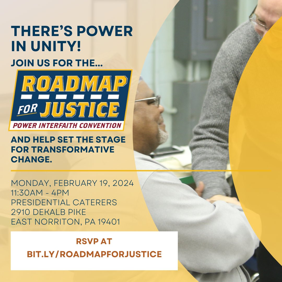 Our voices united can move mountains.🌄

Join us as we harness the power of collective action to drive positive change across PA.

Together, we are unstoppable powerinterfaith.org

#powerinterfaith #pajusticenow #empowerpa #POWERconvention #socialjustice #beyondtheballotbox