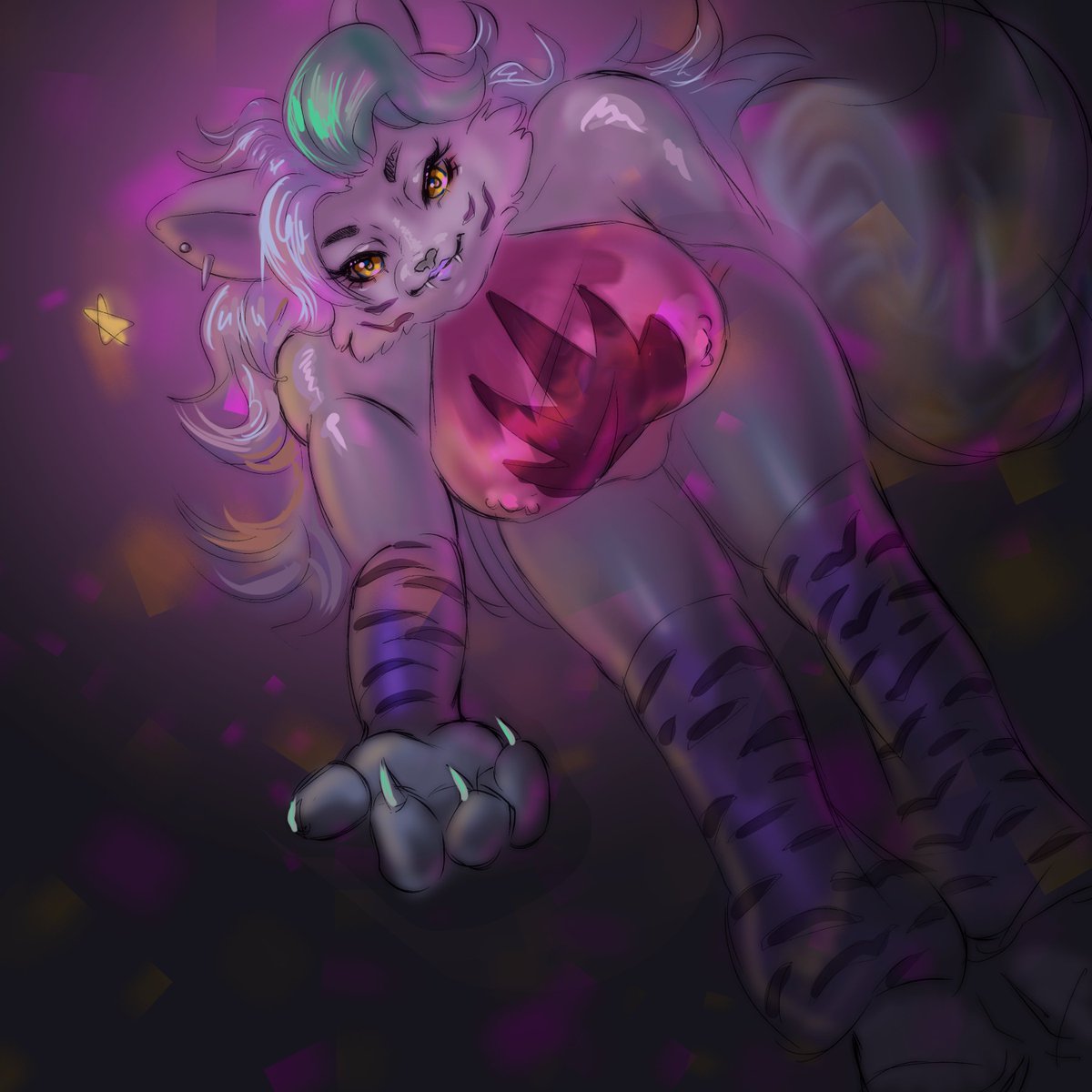 Farodorchu's tweet photo. #FNAF #fanart #roxannewolf #FiveNightsAtFreeddys https://t.co/vVzGx60AKN
