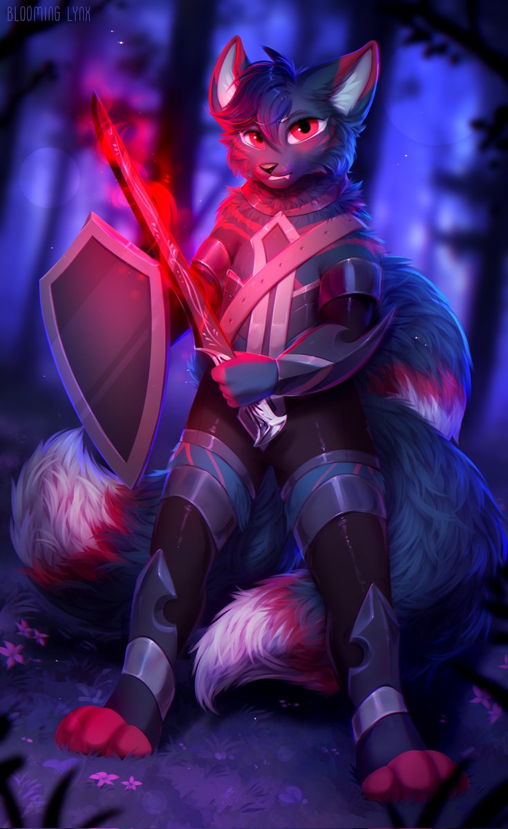 A new paladin is ready to defend his friends and nature itself

His name is Tivra A DND character of mine

Thanks <a href="/BloomingLynx/">🌸 BLOOMING LYNX 🌸</a> for the amazing art I love your fur detail so much

Note I was dumb and posted the low quality version before ><