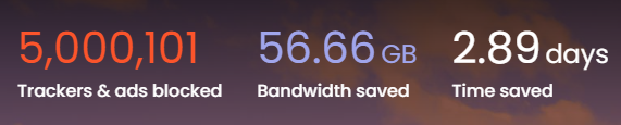 OddStockTrader's tweet photo. Blocked my 5,000,000th Ads+Trackers today using @brave #BraveStats https://t.co/DZkHY3IbbW