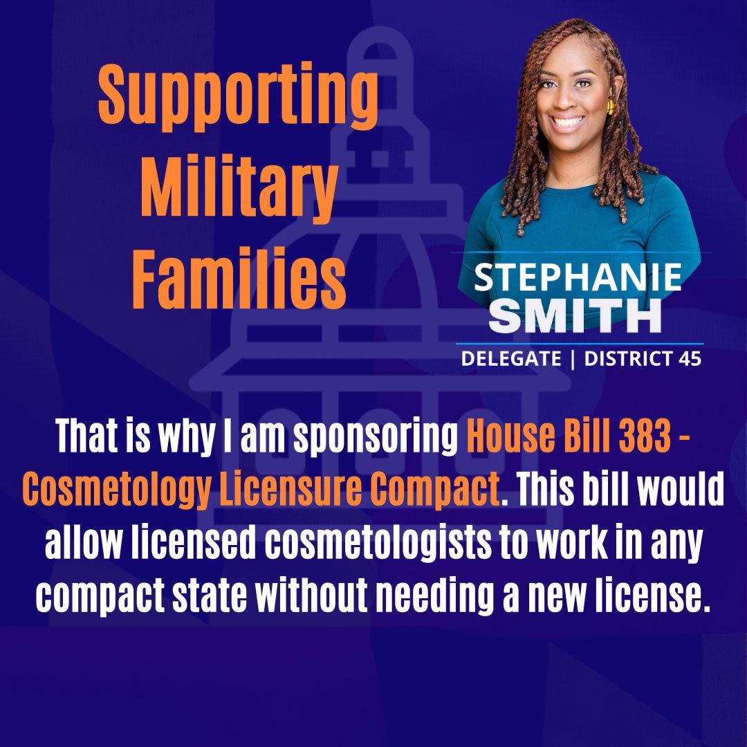 Smith4Delegate's tweet image. I am excited to sponsor this important piece of legislation! This is the first time states have endeavored to form this type of compact. Along with my cross-file @dawn_gile, we are leading the charge for Maryland to join the compact. #Working4md