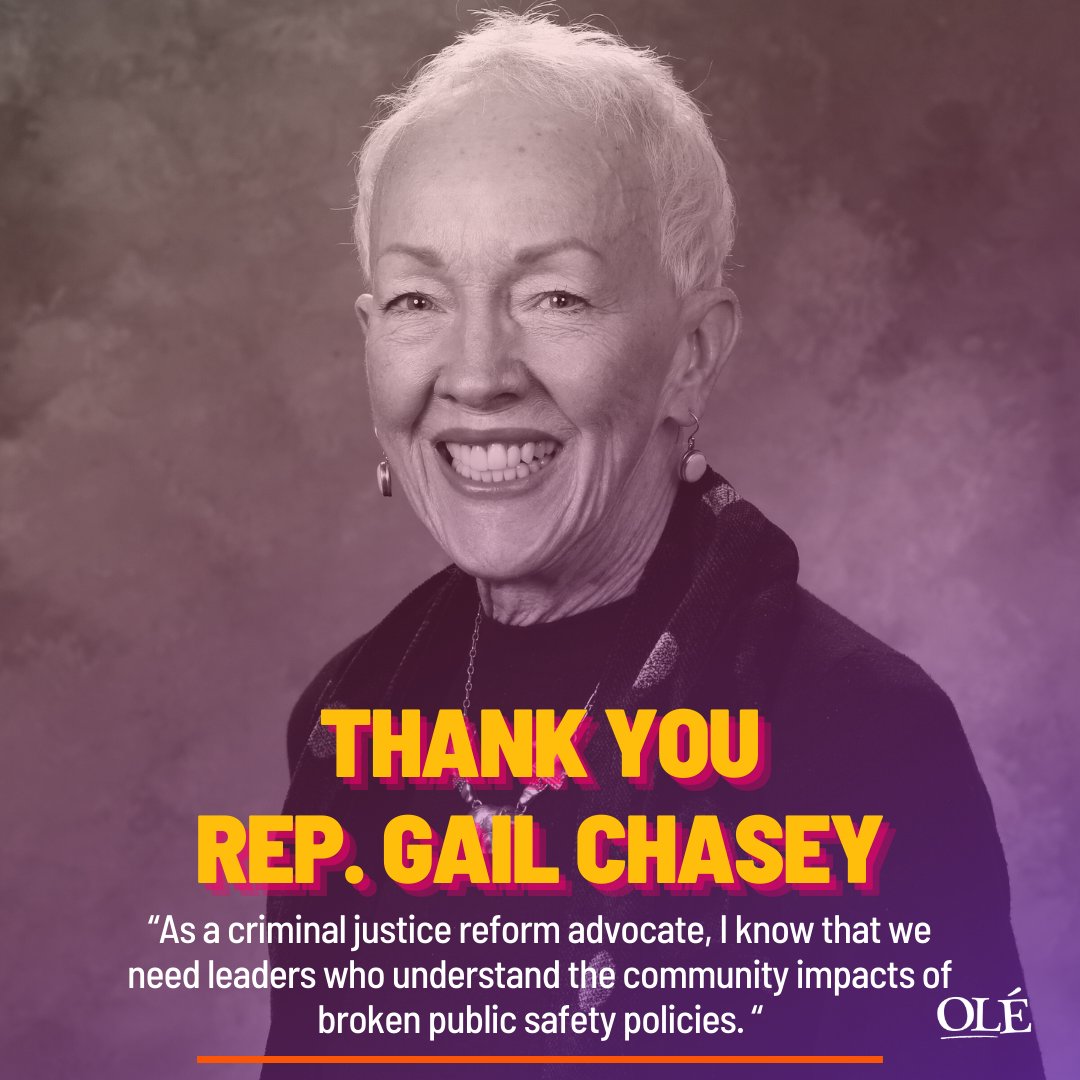 Thank you Rep Gail Chasey. It's been such a pleasure working alongside you for democracy rights, especially for the Voting Rights Act and Rights Restoration, which have been critical for improving the well-being of New Mexicans all over the state. #nmlegis #nmpol #nmleg