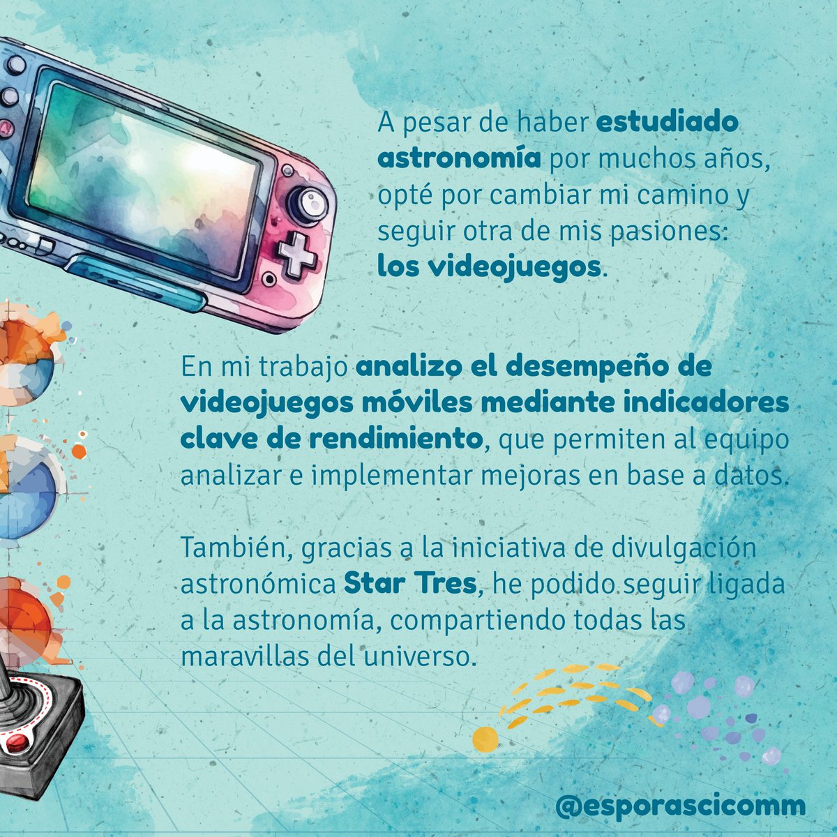 Además, gracias a la iniciativa de divulgación astronómica “Star Tres" <a href="/Star_Tres/">Star Tres ✨</a>  🌠 ha podido mantenerse ligada a la astronomía, compartiendo todas las maravillas del universo 🪐 con la comunidad.