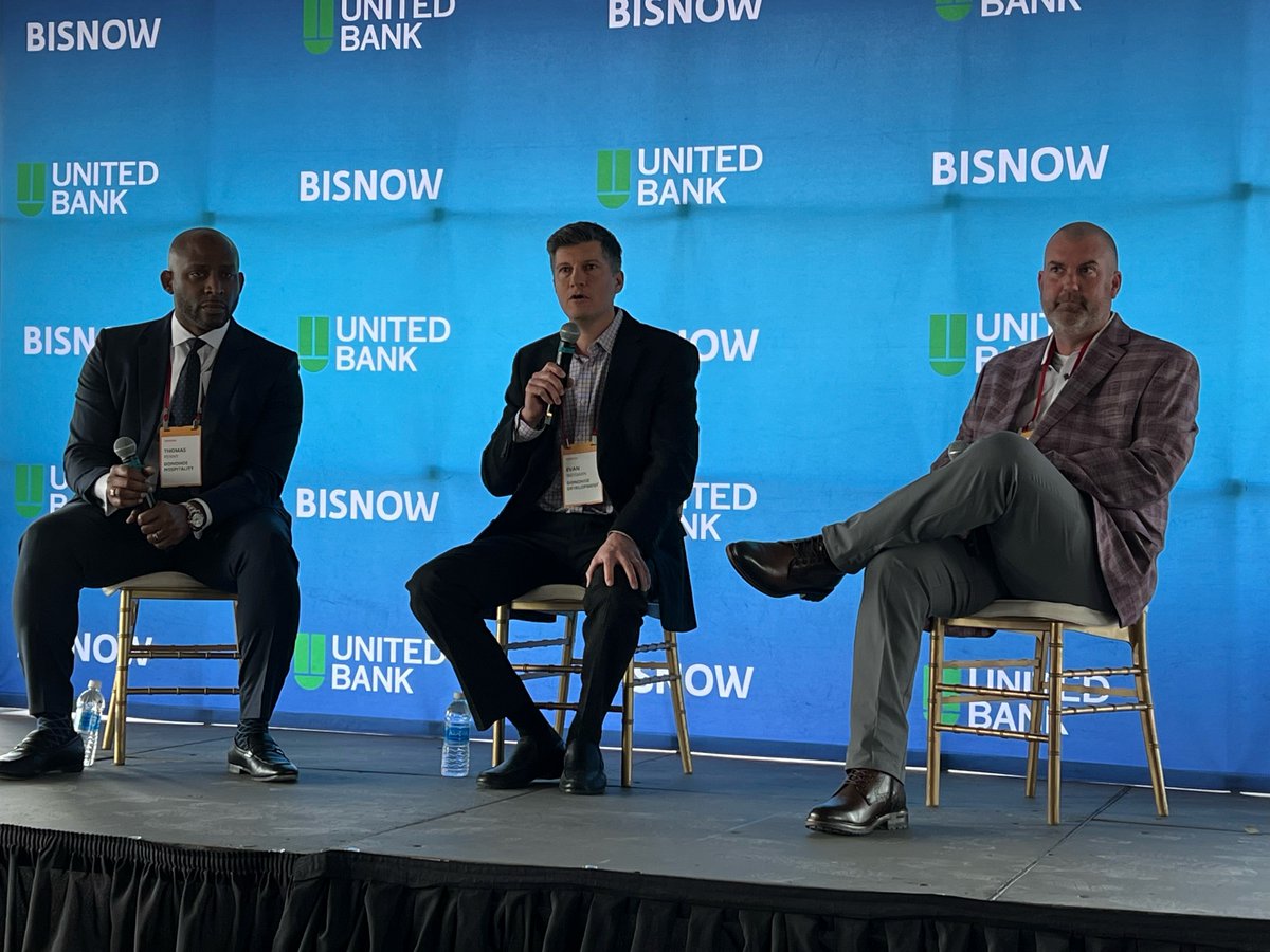 Today at Bisnow our President Thomas Penny along with Steve Crowder, President of Donohoe Construction and Evan Weisman, President of Donohoe Development shared our story behind Donohoe's AC Hotel by Marriott/Residence Inn by Marriott in Reston, VA.