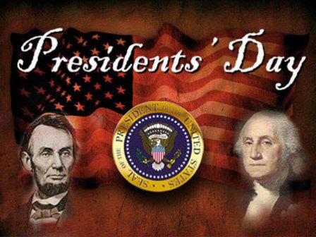 The library will be closed on Mon., 2/19 in observance of Presidents' Day. We will be open for our normal hours on Sat., 2/17 and Sun., 2/18.