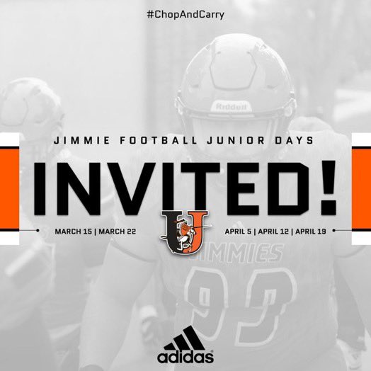 Thank you to @CoachJake92 for the junior day invite!