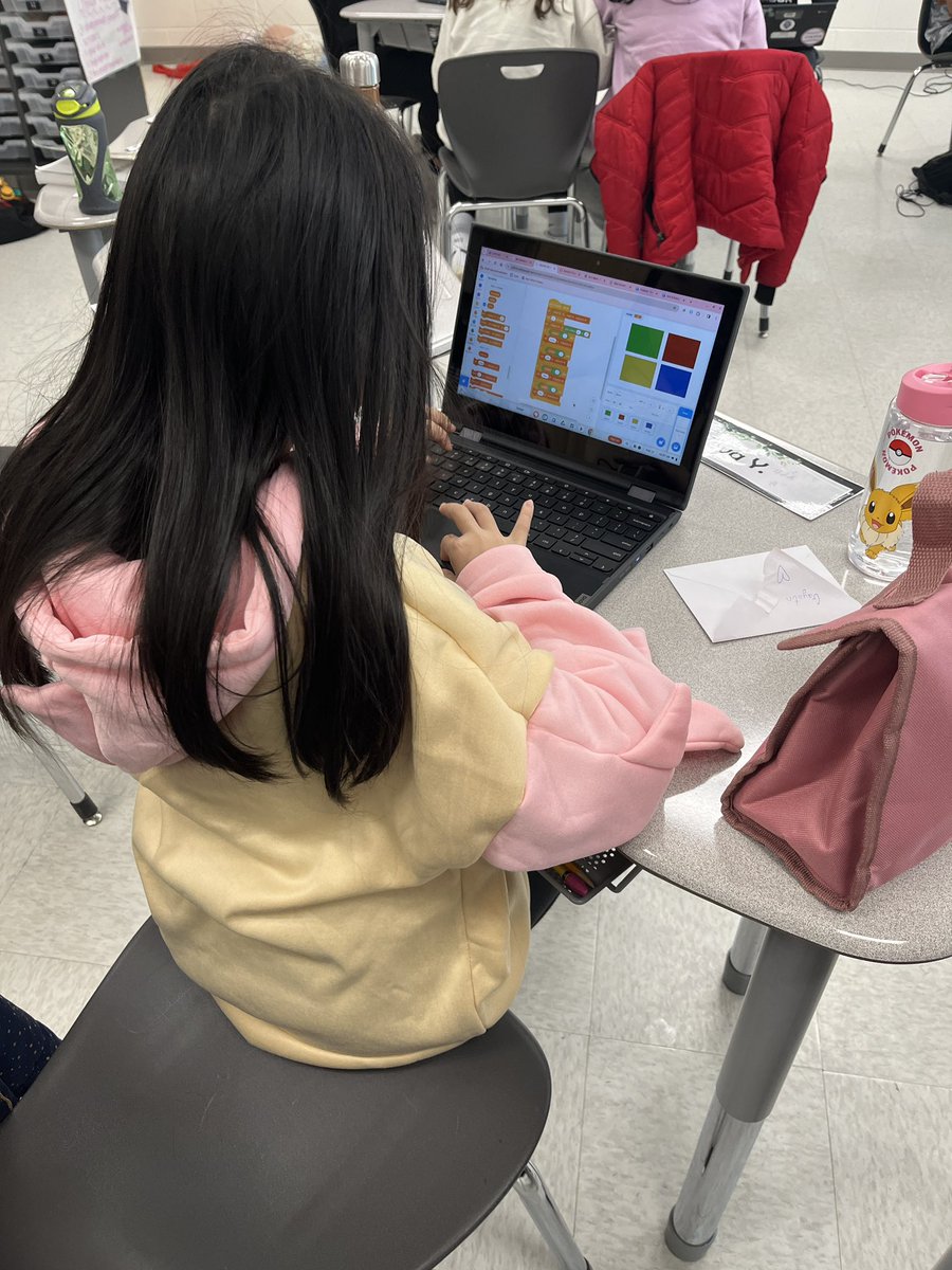 5th gr patterns. Do a worksheet…or….create the Simon game in @scratch to see why patterns needs to be mastered. Real work connections. 100% engagement. A little frustration & a lot of growth. @E_ThompsonES @TimSparbanie