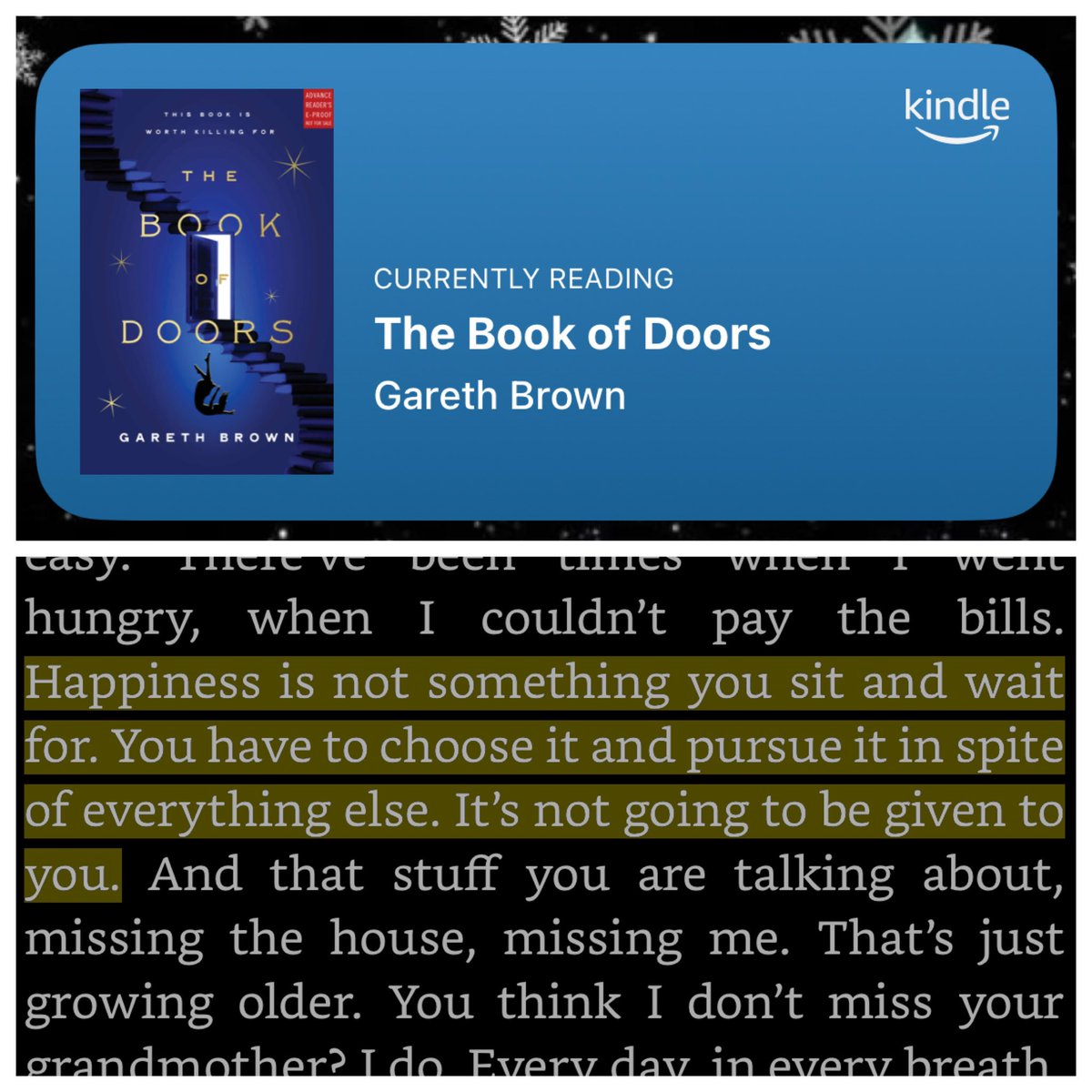 4.5 ⭐️

This book breathes new life into the power of books, the magic we all feel when we find a captivating story & is a masterclass of writing, storytelling, and connection. The intricacies are just superb 

#NetGalley 
#thebookofdoors