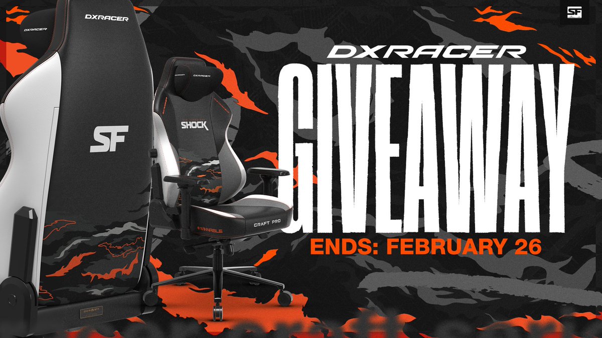 🎉 Presidents' Day Giveaway! 🎮 Join us Feb 19-26 for a chance to win a Craft Series San Francisco Shock Edition chair! 🌟 To enter: 1️⃣ Follow @DXRacer @SFShock 2️⃣ Like & Retweet 3️⃣ Tag two gaming buddies Elevate your gaming throne with the Shock! 🚀