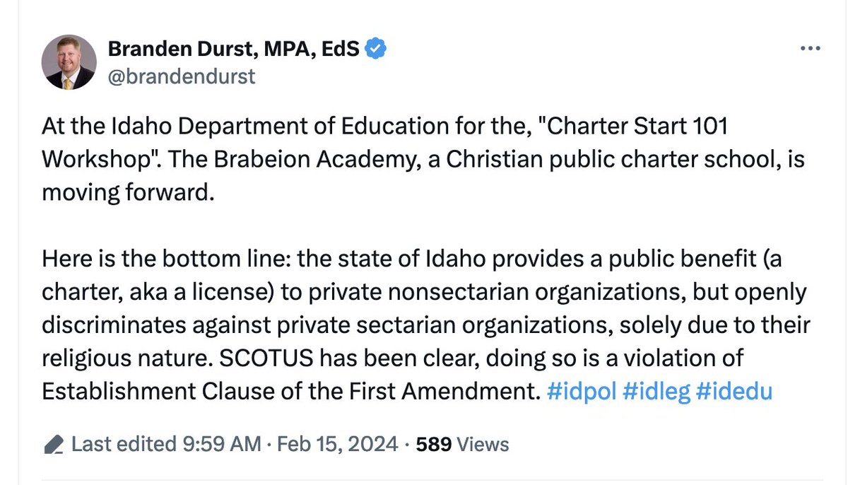 #HereWeHaveIdaho where HO422 should NOT Bcome law 4 reasons including what Durst here is saying about a 'charter.' WE #IdEdu should B calling 4 a #CharterExpansionMoratorium NOT fast-track
#KillTheBill Back story of corruption @GovernorLittle advancerealreforms.com/transparency/c… Is it right?