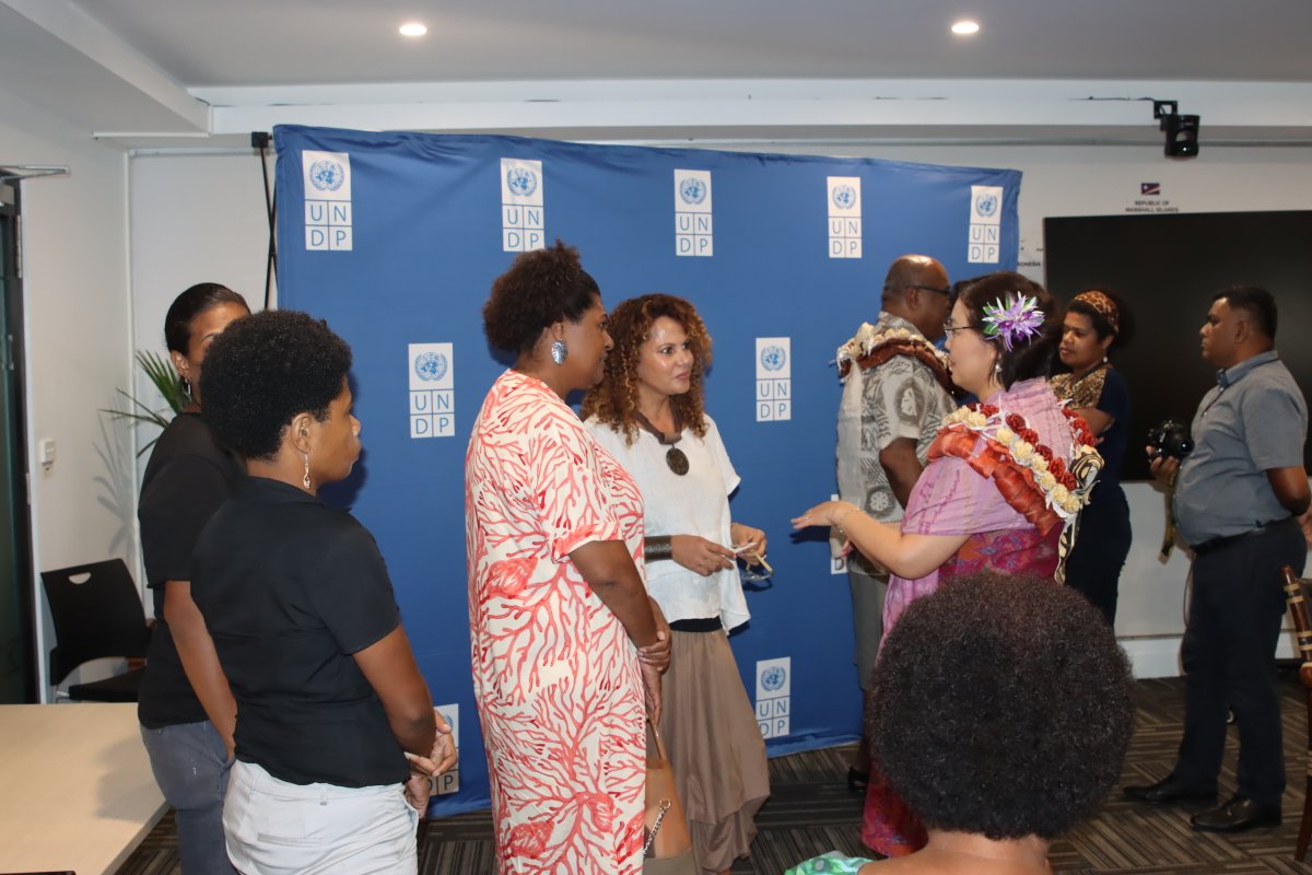 UNDP_Pacific's tweet photo. Congrats to our 12 grantees of the Drua Innovation Small Grant Scheme!  Thanks to our partnership with @gouv_lu 🇱🇺 and @FijiGovernment 🇫🇯, these projects - of which 45% are women-led - are set to make a big impact in driving #innovation and #sustainability. https://t.co/D41HPk3wwo