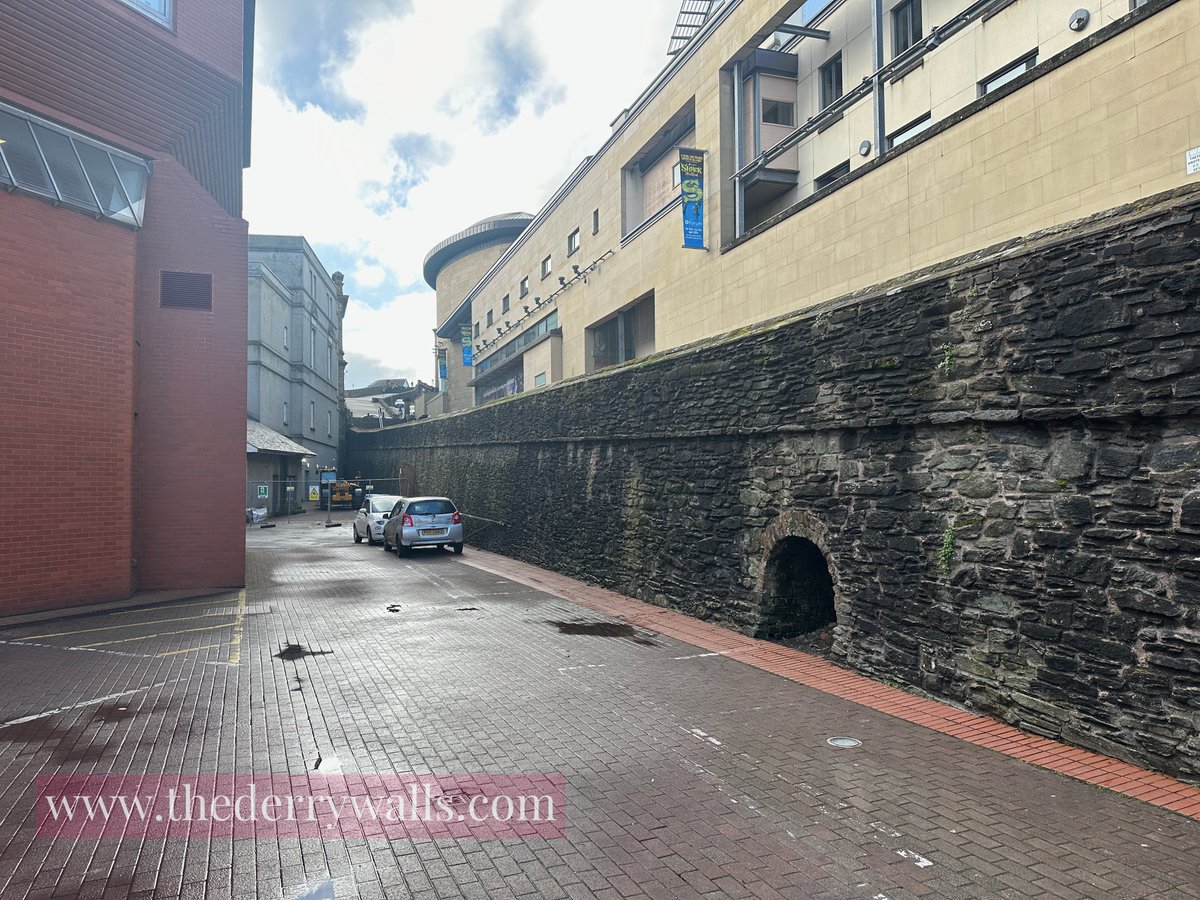 thederrywalls's tweet photo. The Orchard used to run from New Gate to Water Bastion. All that’s left is this open space next to St Columb’s Hall & Central Library. Vital for allowing clear views of the Walls’ exterior. See it before you lose it. #easternperspective #statecaremonument #whatdoyouthink https://t.co/tZNuITyQta