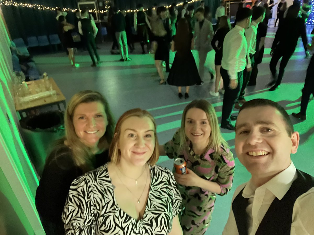 Great group of learners! Great band! Great group of staff! Great S6 Ceilidh to take us into a midterm break!