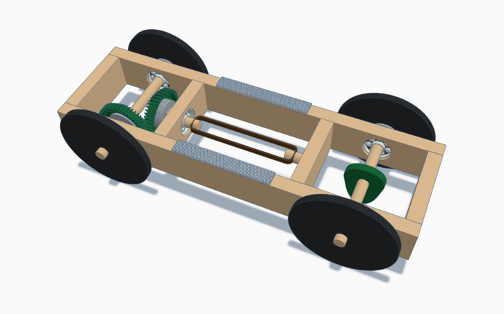 tinkercad's tweet image. Impressive rubber band powered toy car design by Speedy071_ALT. Looks great as a Tinkercad 3D Design and built in real life. 🏎️ 💨 

tinkercad.com/things/f44LPkH…

#MadeWithTinkercad #Schoolproject #workshop