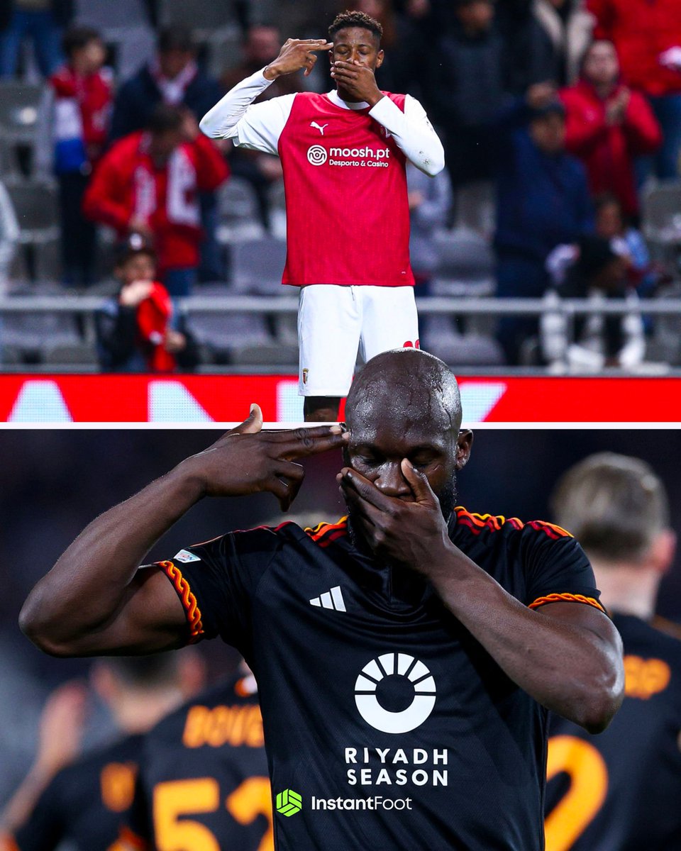 lnstantFoot's tweet photo. Buteurs ce soir avec leurs clubs respectifs, Romelu Lukaku et Simon Banza ont apporté leur soutien au peuple congolais. #FreeCongo 🇨🇩✊🏿 https://t.co/LWHu7d0OP9