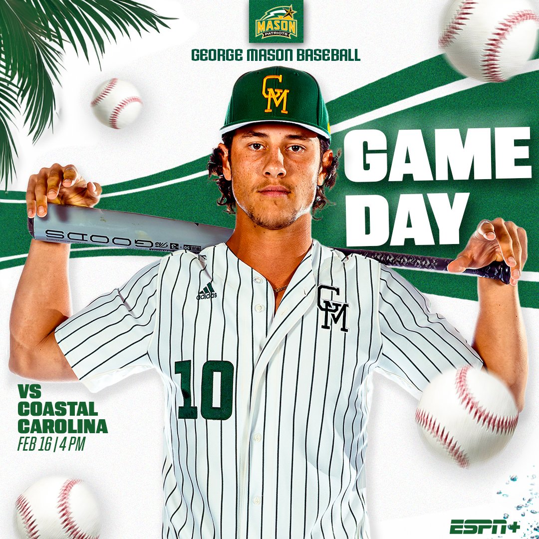 𝑩𝒂𝒔𝒆𝒃𝒂𝒍𝒍 𝒊𝒔 𝒔𝒐 𝒃𝒂𝒄𝒌!

⏰4 PM
📻bit.ly/3OK7yWJ
🏟️Spring Brooks Stadium
📍Conway, SC
📊bit.ly/4bFwxUZ
📺es.pn/49dx5QD

#GoPats🔰