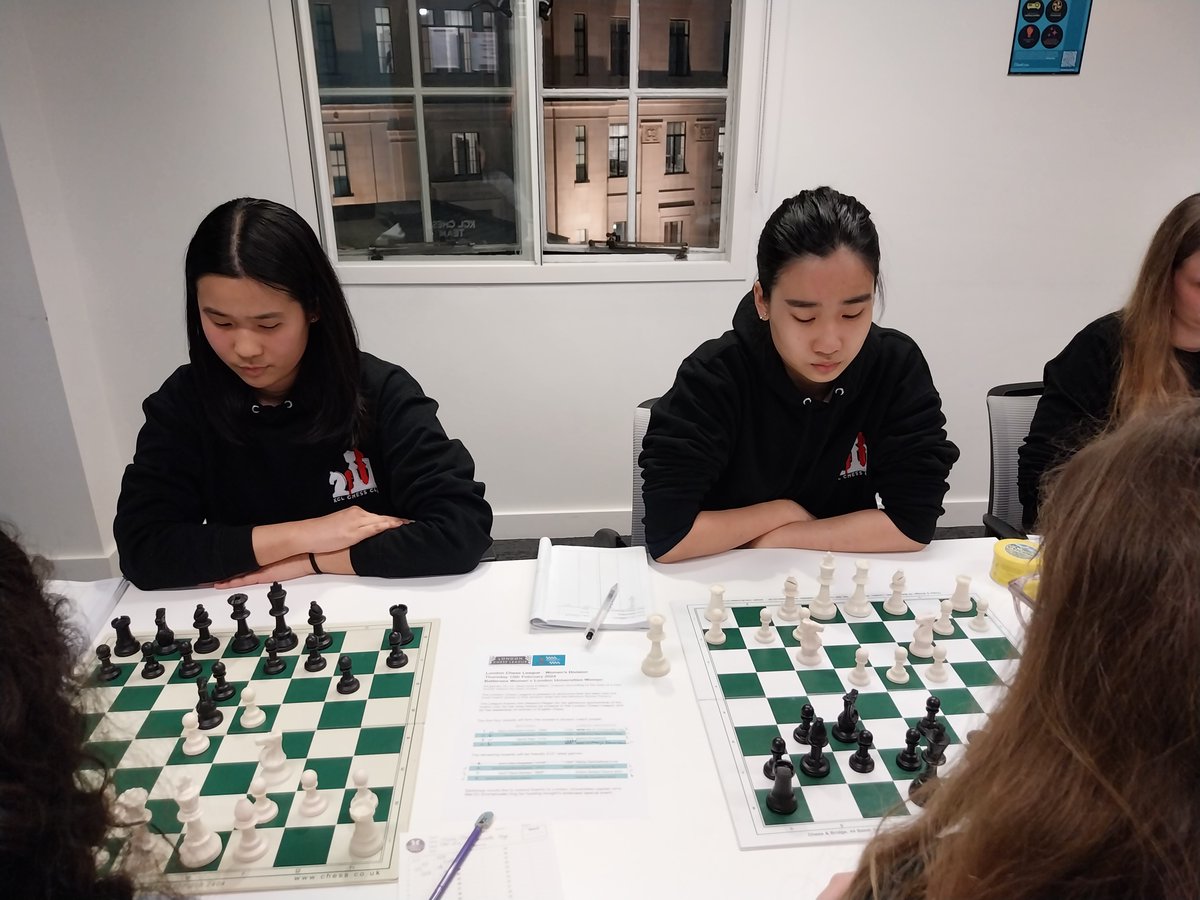 Natasha Regan (@natasharegan123) on Twitter photo Tonight is the biggest match so far in the brand new London Chess League, Women's Division: London Universities Women v Battersea Women - including titled players and Women playing their first classical chess. <a href="/ecfwomen/">ECF Female Social Media</a> <a href="/ecfchess/">English Chess Federation (ECF)</a> <a href="/DjunaTree/">Djuna Tree</a> Tonight is the biggest match so far in the brand new London Chess League, Women's Division: London Universities Women v Battersea Women - including titled players and Women playing their first classical chess. <a href="/ecfwomen/">ECF Female Social Media</a> <a href="/ecfchess/">English Chess Federation (ECF)</a> <a href="/DjunaTree/">Djuna Tree</a>