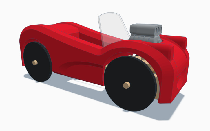 tinkercad's tweet image. Impressive rubber band powered toy car design by Speedy071_ALT. Looks great as a Tinkercad 3D Design and built in real life. 🏎️ 💨 

tinkercad.com/things/f44LPkH…

#MadeWithTinkercad #Schoolproject #workshop