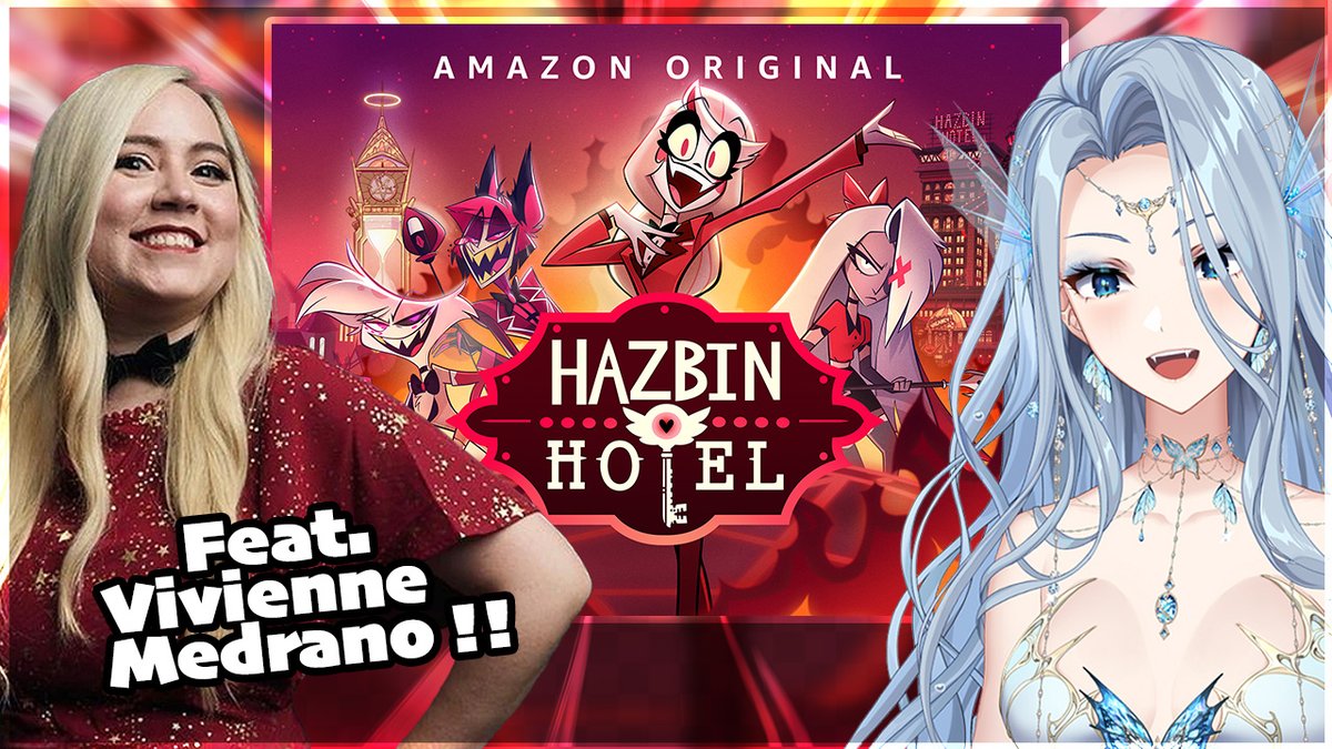 LeeandLie's tweet image. Tomorrow @ 1pm pt I'll be chatting about Hazbin Hotel (@HazbinHotel) with none other than its creator, @VivziePop !!!! I'm so stoked and I hope you are too!! Def watch (or re-watch 😉) the show on Prime Video if you haven't yet in preparation for tomorrow's stream!