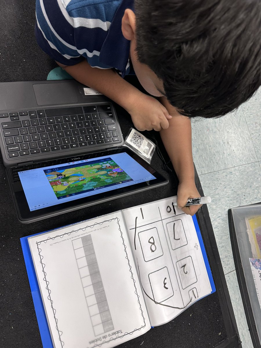 Using our math toolkits to solve Dreambox lessons! #PISDMathChat #PISDdbchallenge #FisherES🐯