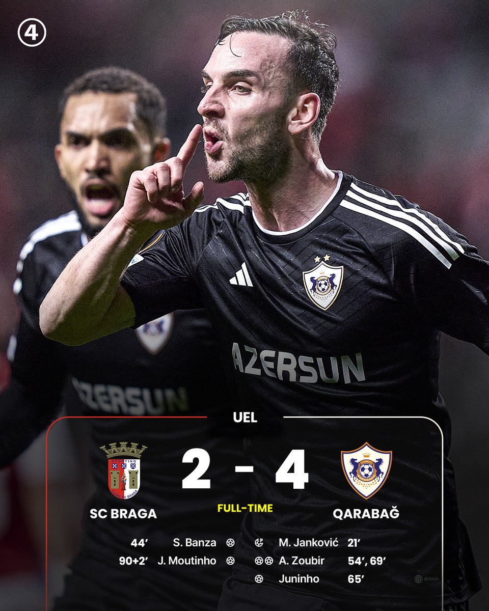 Braga are STUNNED by Qarabag 😮🇦🇿