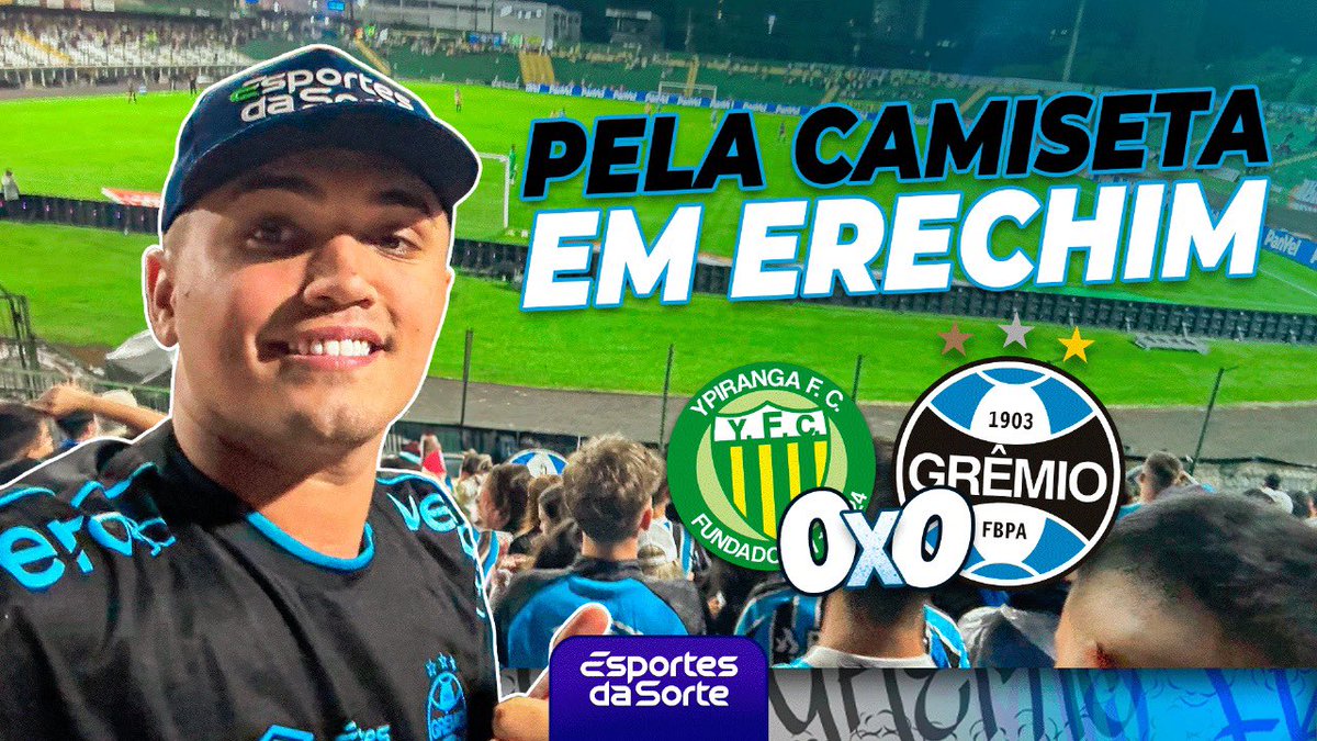 FBITricolor's tweet photo. VÍDEO NOVO NO CANAL!🇪🇪🚙

Nesse, a viagem longa até Erechim pra acompanhar o Grêmio em mais uma no Gauchão.

Viagem, pré jogo, baita recepção, jogo e a nossa cantoria na arquibancada sem instrumentos.

LINK: https://t.co/hLsAgmi4n2 https://t.co/JeBHQO2vWt