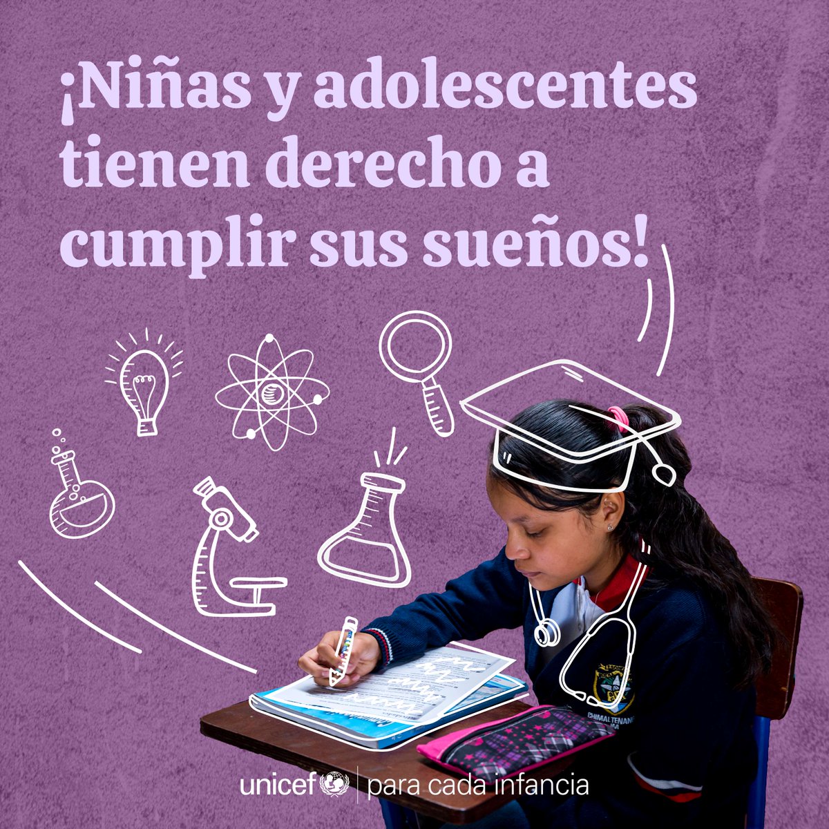 🚨 En todo el 🌎, solo el 33% de personas dedicadas a la investigación son mujeres.

🔬♀️⚠ ️ Tomemos acción para asegurar oportunidades, formación e inspiración para más #NiñasEnCiencias #MujeresEnCiencias