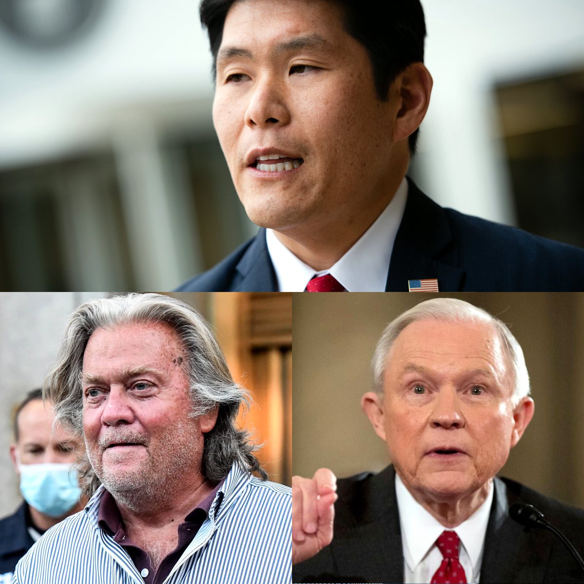 NoLieWithBTC's tweet photo. New: GOP Special Counsel Robert Hur has hired Steve Bannon’s former lawyer.

And he is being advised by Jeff Sessions’ former spokesperson.

His “report” was a political hitjob.    

https://t.co/NFGS89JYp0 https://t.co/9GQNjxUIfj