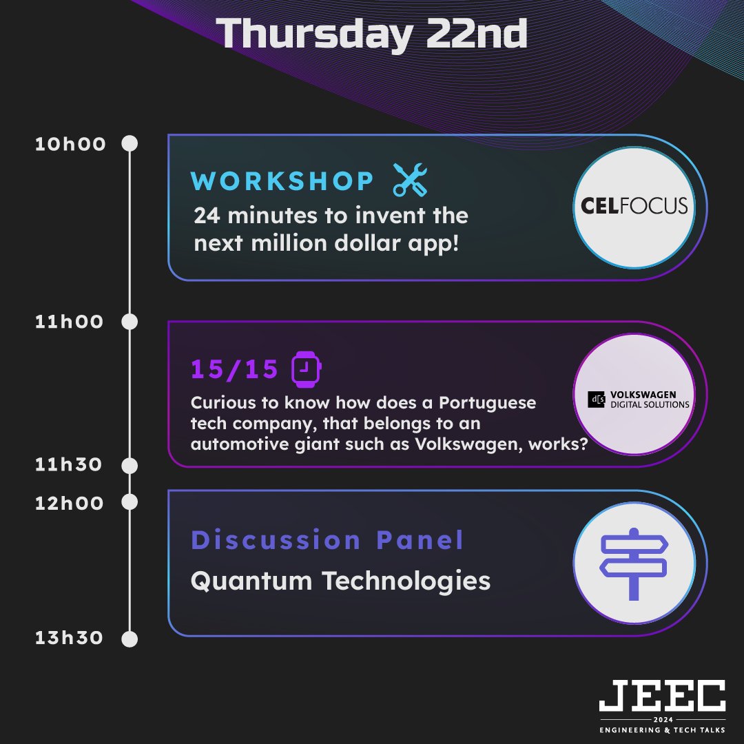 jeecist's tweet photo. 🌟 It's the fourth day of JEEC, everyone, and we're ready to rock this upcoming Thursday! 🌟 

#JEEC #Day4 #Thursday #JEEC24 #TechEvent #TechTalks #Engineering https://t.co/HoNi5nUhof