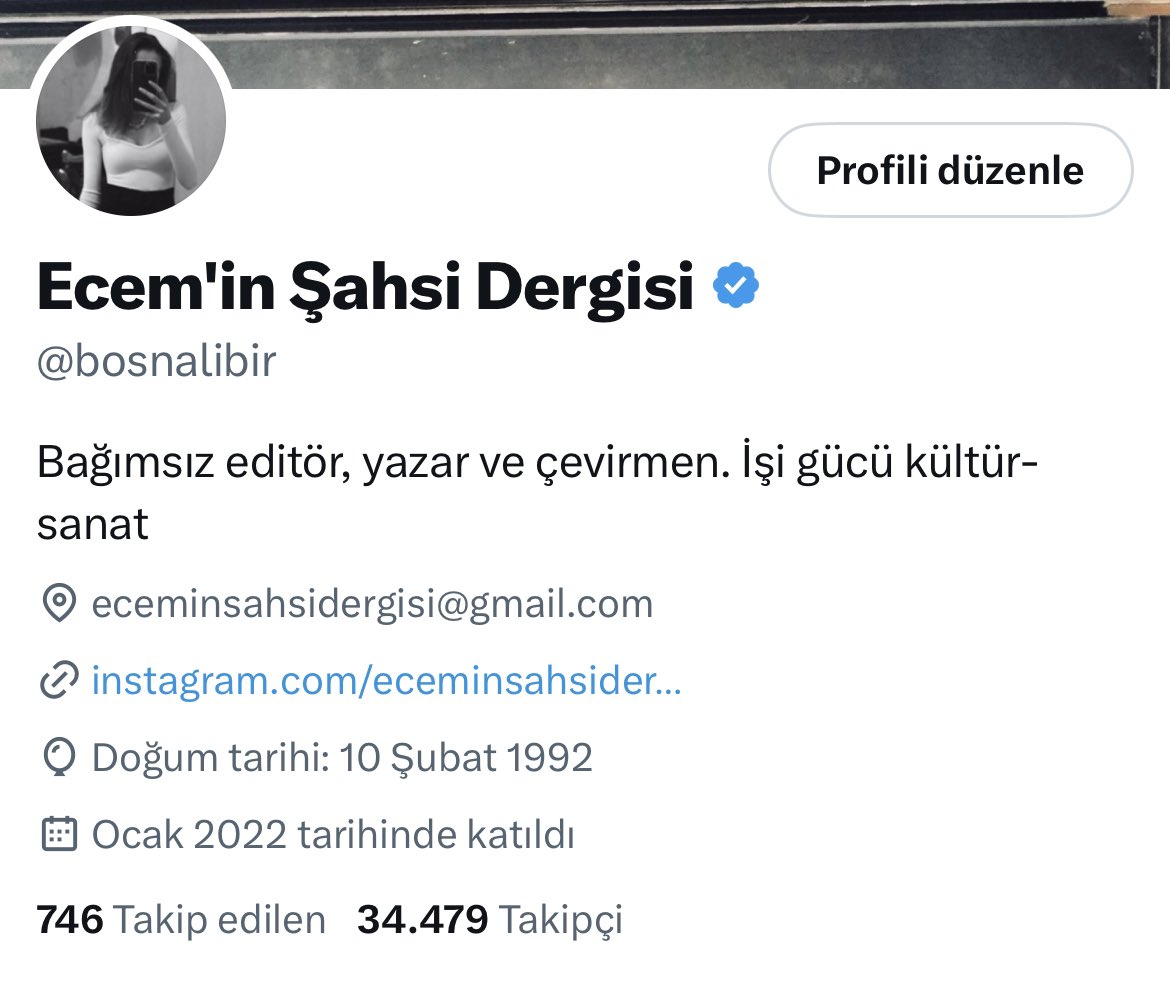 34.479 kere teşekkür ederim. Kimileri için bu sayı belki bir şey ifade etmiyordur. Ancak bireyi ve onun benliğini göz önünde bulundurunca onun içinde yer aldığı sayılar yalnızca sayı olarak düşünülmüyor. Üniversitede bir bloğum vardı ve 10 kişi takip ediyordu. Her birinden ayrı