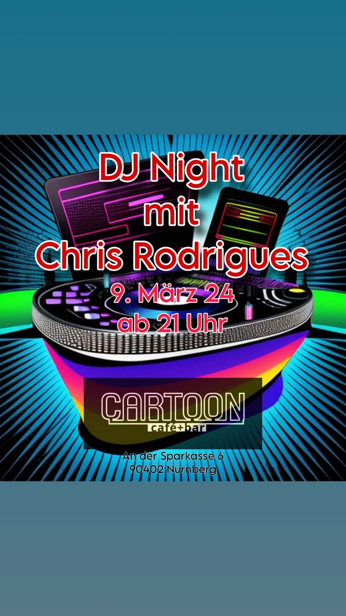CafeCartoon's tweet photo. Nach der Party ist vor der Party
#djnight #nuernberg_party https://t.co/3uE4dewFlx