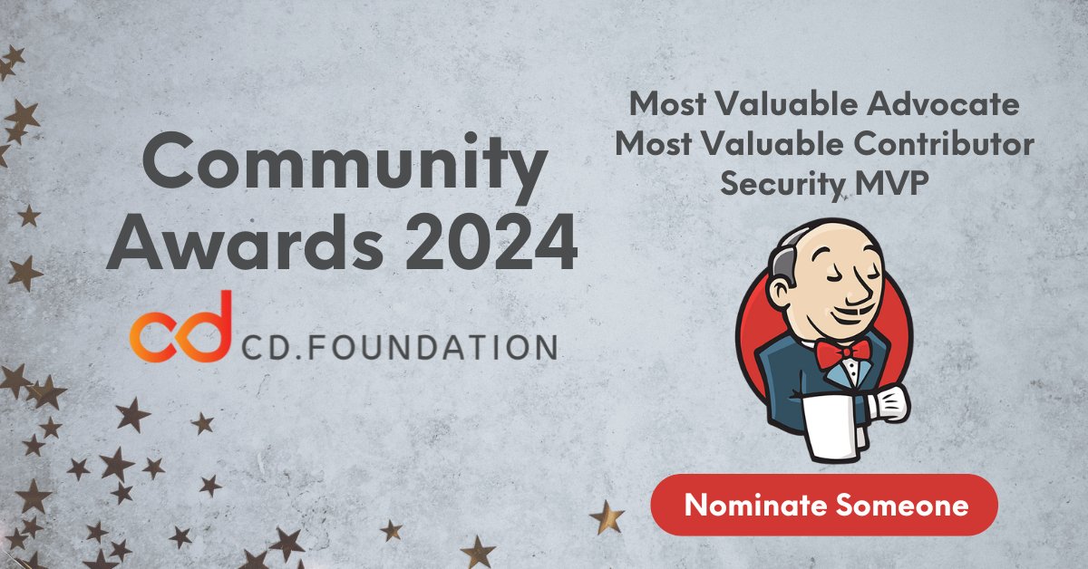 Remember to nominate fellow Jenkins community members who are helping to advance the project! jenkins.io/blog/2024/01/2…