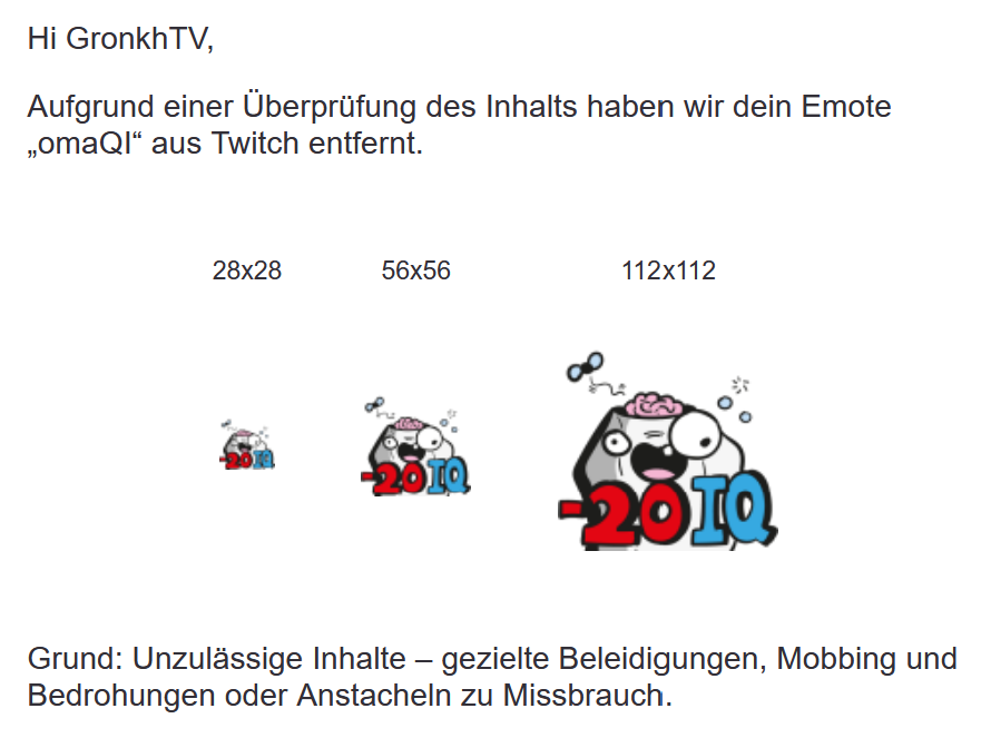 Gronkh's tweet photo. Ok, Twitch. https://t.co/MTZ46eNHQ1