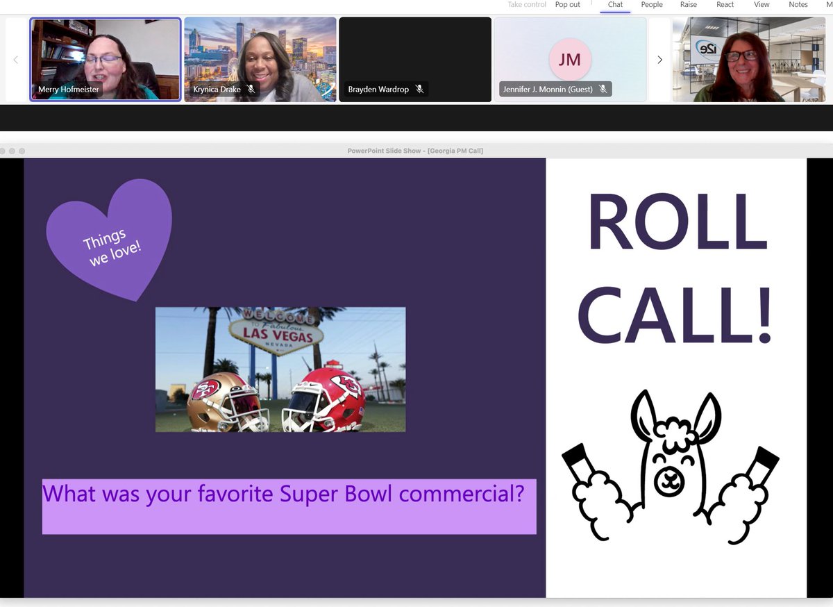 The Georgia 🍑 Fellows are ready for roll call in our #MIEExpert PM meeting! Thanks for being here with the #GAMIEE team! @MIEE_Flopsie #MicrosoftEDU