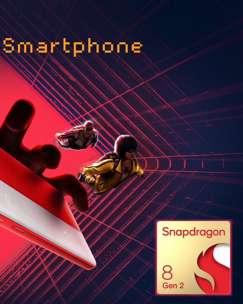 IqooInd's tweet photo. Play your heart out with the new #iQOONeo9Pro for a smoother-than-ever, faster-than-ever, better-than-ever performance! Inbuilt with the #DualChip Power of Snapdragon 8 Gen 2 and Supercomputing Chip Q1, it’s designed for a lag-free performance! https://t.co/pGGSIiIERv