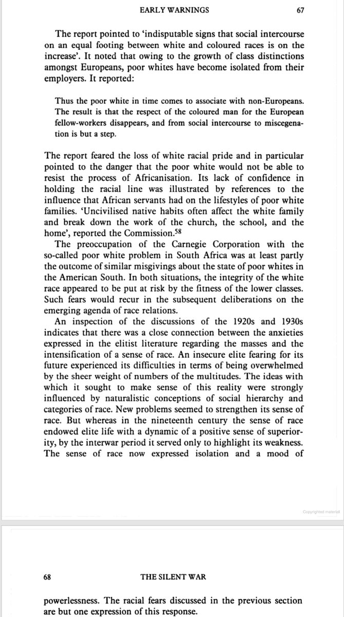 Between the late 19th and early 20th century, White South Africans were amongst the poorest group of people in the world. White poverty in South Africa so greatly alarmed the White elite across the globe, who couldn't reconcile their ideas of White racial superiority with White…