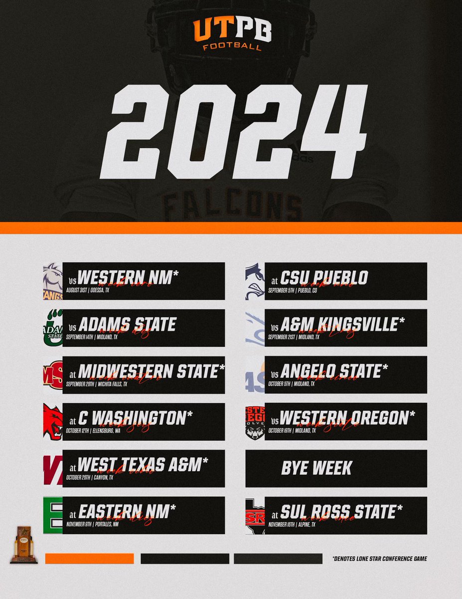 🚨SCHEDULE CHANGE🚨

We will open the season at home against Western New Mexico on August 31st!

#FAMILLY