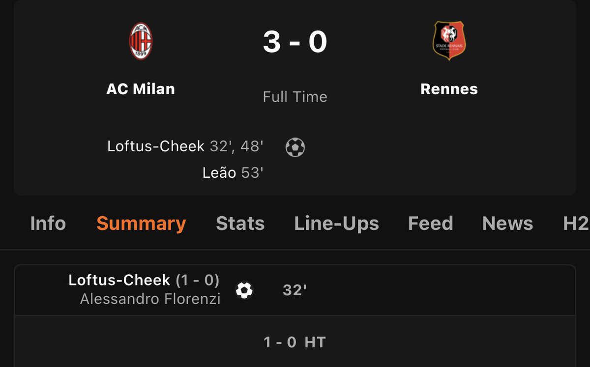 WEFOOTBALL777's tweet photo. Europa League Knockout Round Play-offs First Leg
Thu 15 Feb 20:00 UKT - AC Milan vs Rennes full-time results
#wefootball777 #football #uefa #uefaeuropaleague #europaleague #knockoutround #acmilan #Rennes https://t.co/4ekFJPLn82