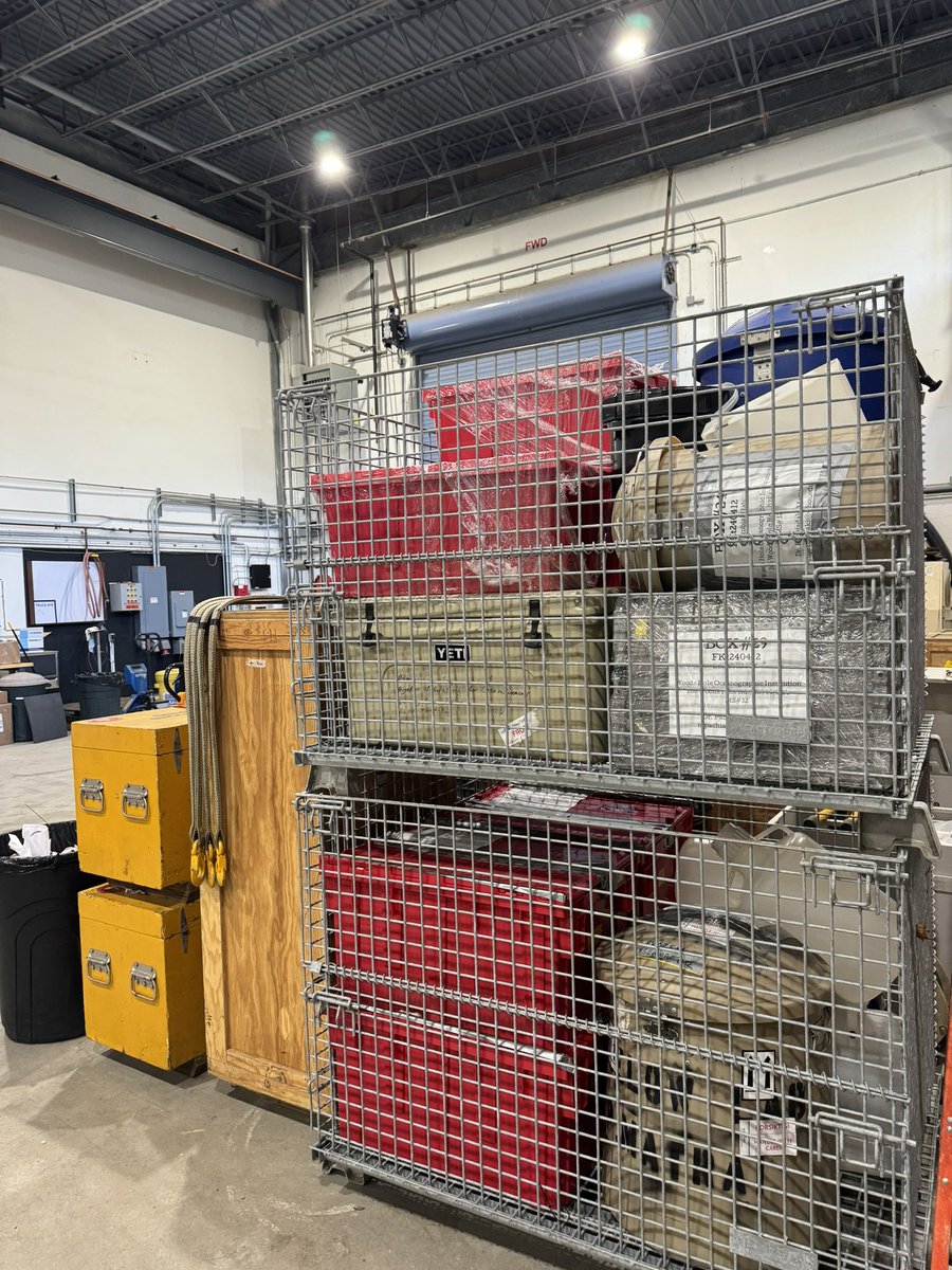 microbiaki's tweet photo. Annual lab migration. Safe travels gear. Hope to see you in Chile! #cruiseprep #oceanography #WHOI #Falkor(too) https://t.co/jVg6M7JpaY