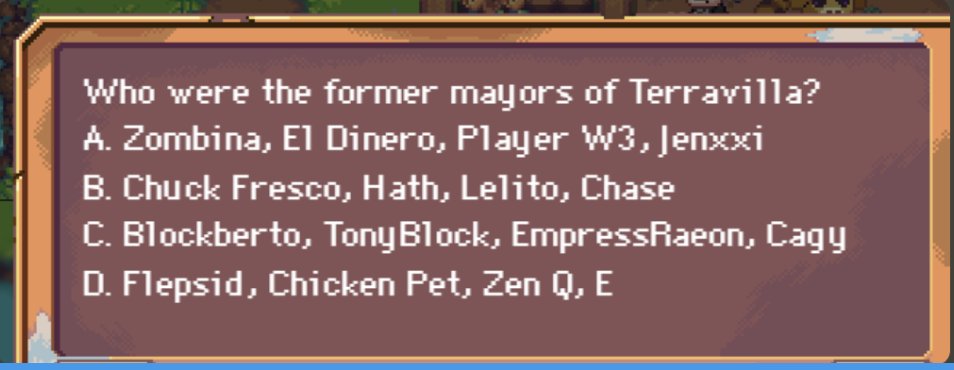 TonyBlock_'s tweet photo. 👠DAY 23 - WEN $PIXEL -  Margaret 👠
Win 1 of 7 unique @pixels_online dragons

1⃣ Find Margaret at the Carnival🎪

2⃣ Answer the Trivia question! OMG re- news. Watch video to avoid spoilers (hint: I've never been a mayor)

I AM SO HYPED🥹🥹🥹 GOT MENTIONED IN-GAM WITHIN ONE OF THE POTENTIAL ANSWERS 🤯

3⃣ Return to Terravilla and put the WEN item on the pole