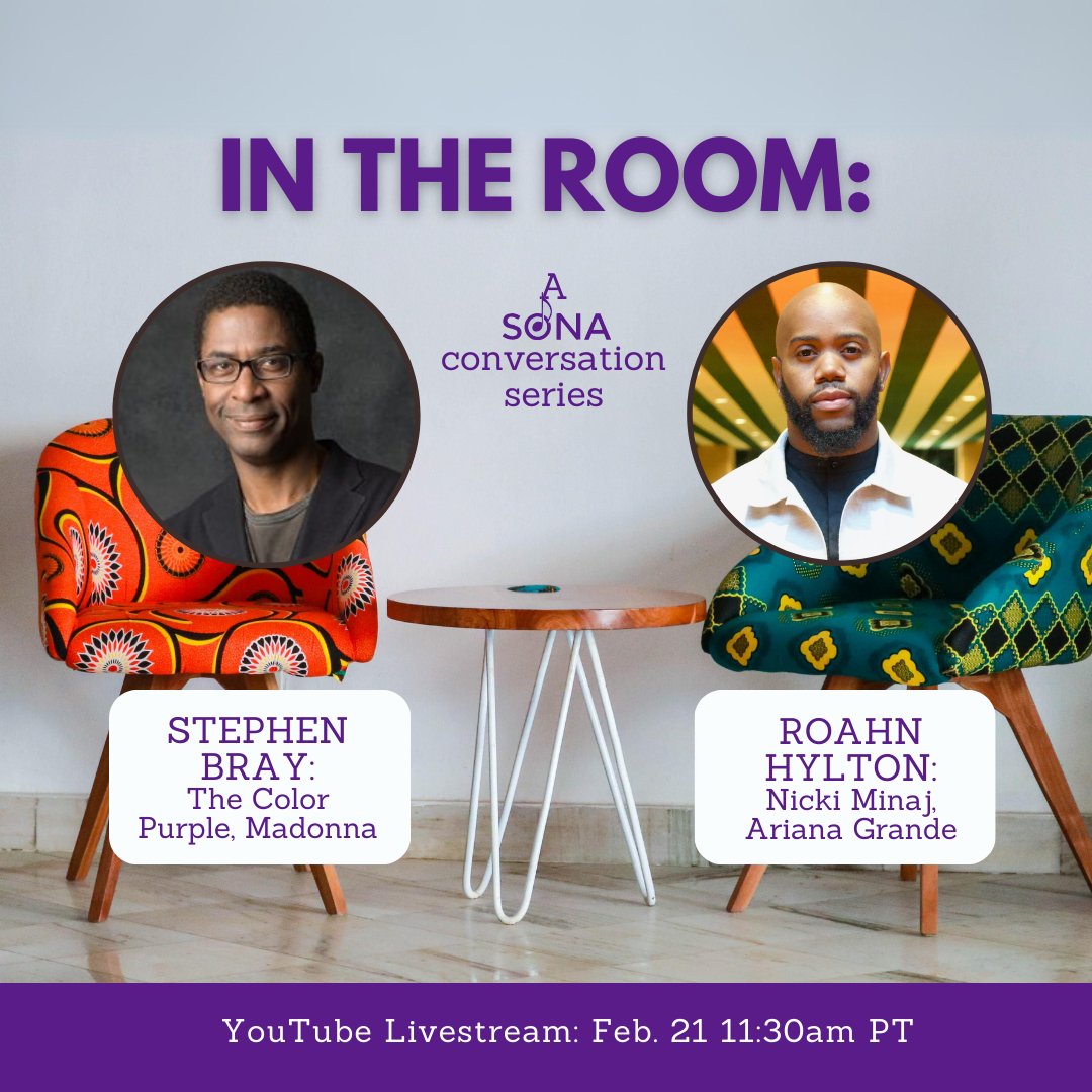 SONA's In the Room series featuring in-depth conversations between songwriters and music industry leaders is making a big return with this one-on-one conversation between songwriter/composer/producers @MaestroBray & @Fbthemastermind. Livestream: youtube.com/live/QjsBevff6…