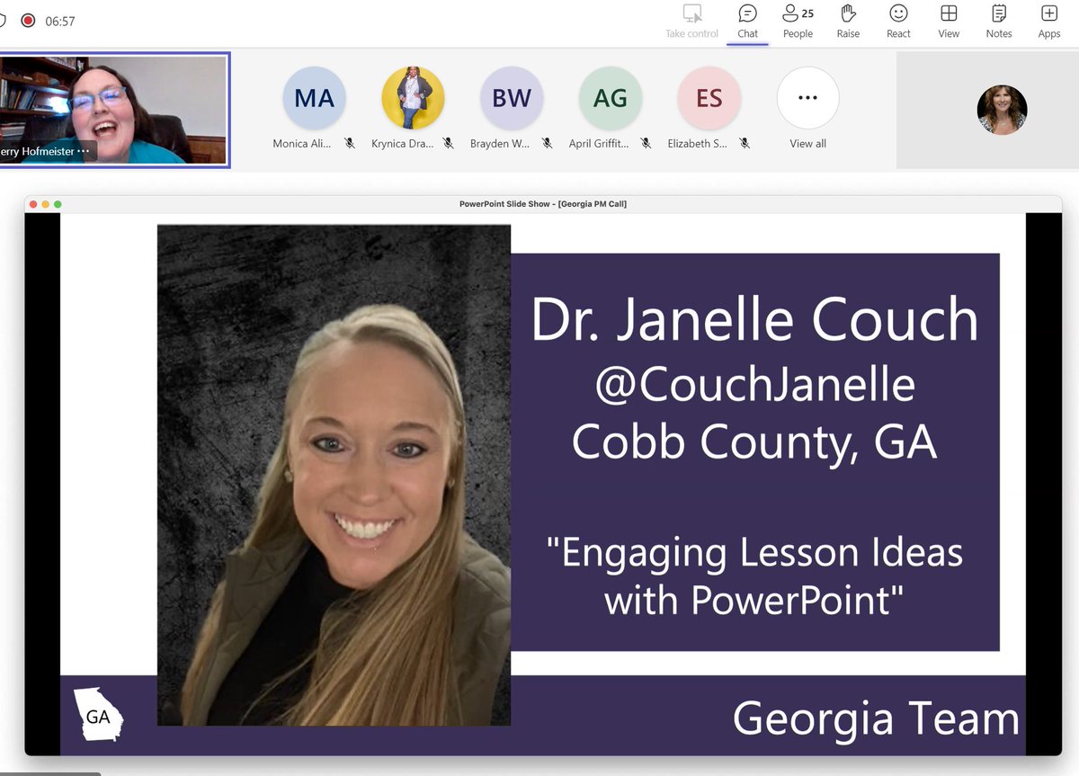 An encore presentation by #GAMIEE @CouchJanelle at the PM #MIEExpert meeting. Love the timeline feature! #MicrosoftEDU @MIEE_Flopsie