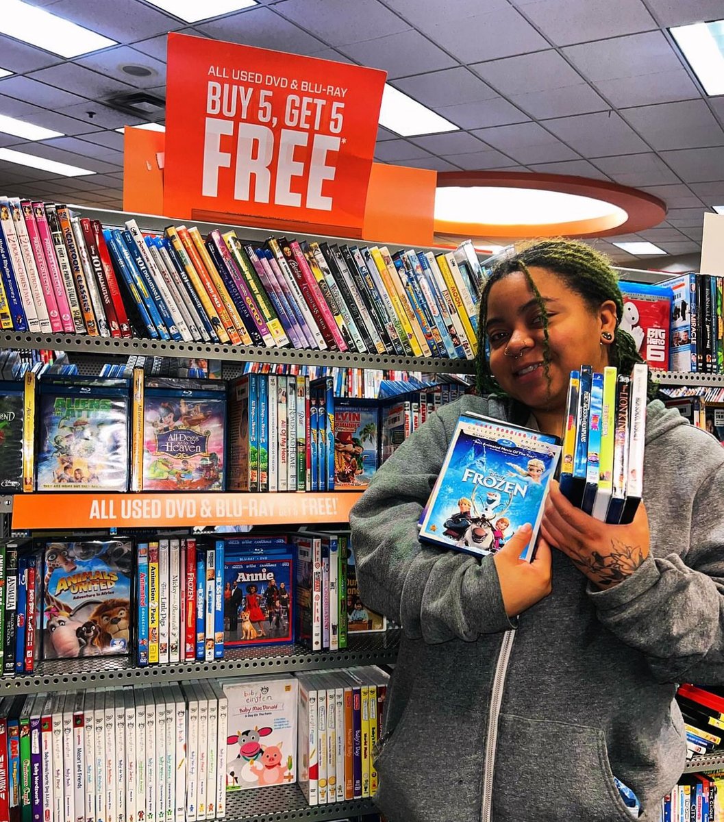 Lights, camera, savings! 🎥 Head to your nearest 2nd & Charles for Buy 5, Get 5 FREE on ALL used DVDs and Blu-Rays! Grab your popcorn and hurry in today! 🍿🎬 This offer is valid for a limited time only. Check out ALL of our exciting store promos at your local 2nd & Charles!